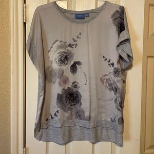 Vera Wang XL Blouse, Gray Women’s